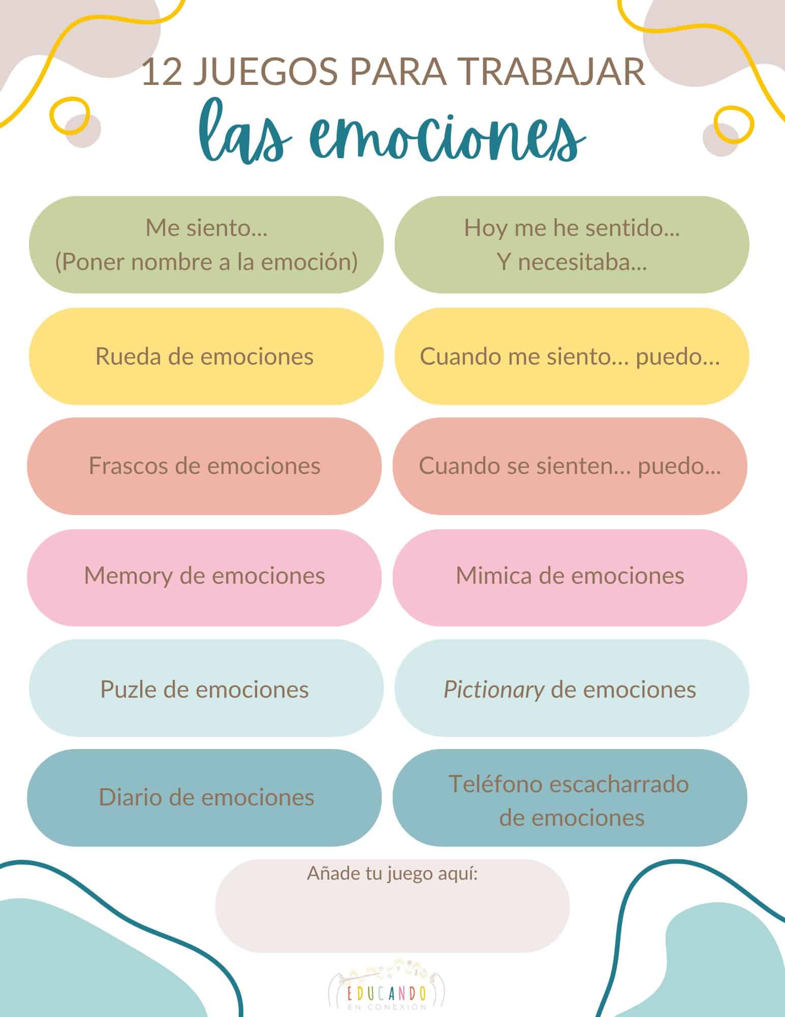 lamina de juegos audio emocion